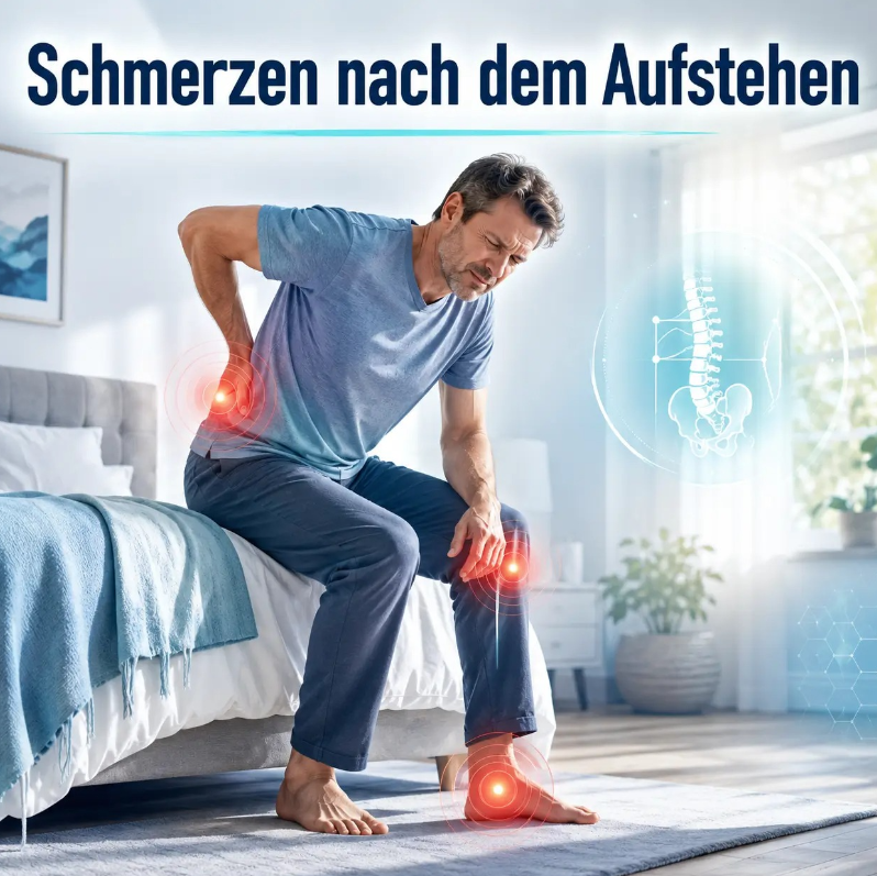 Schmerzen nach dem Aufstehen: Woher sie kommen und was hilft